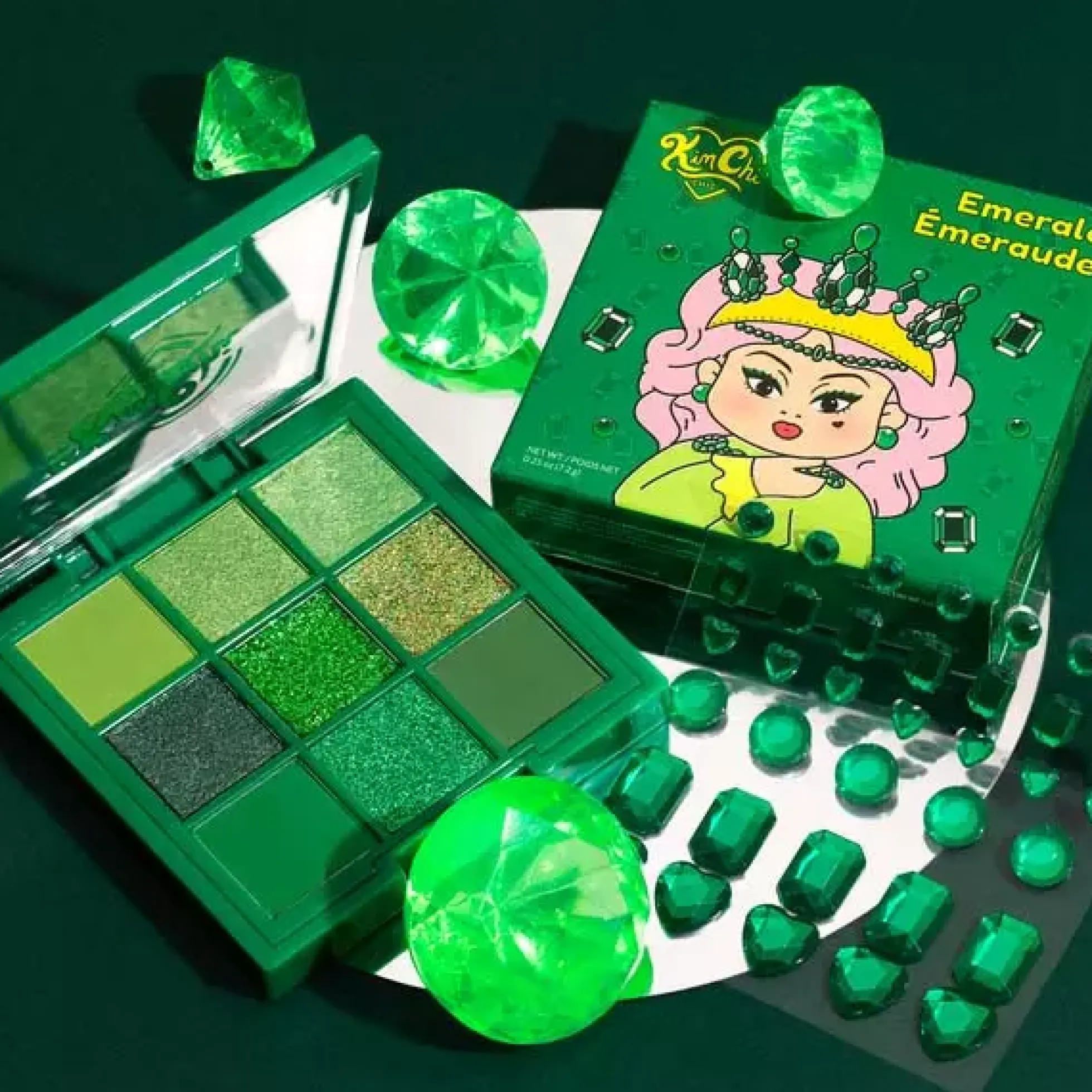 KimChi ChicJewel Collection Eyeshadow Palette 02 Emerald