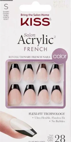 Kiss Acrylic French Color Flame