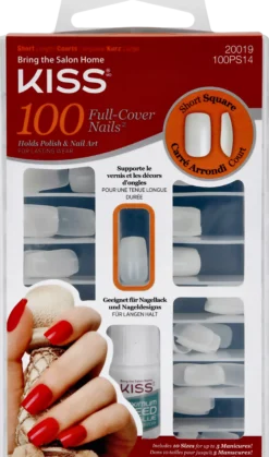 Kiss Full Cover Nails Short Square