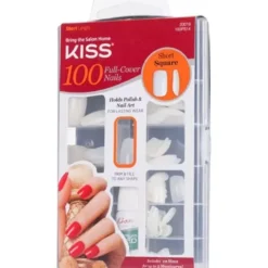 Kiss Full Cover Nails Short Square