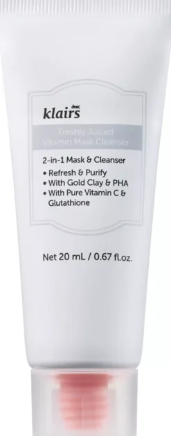 Klairs Freshly Juiced Vitamin Mask Cleanser 20 ml
