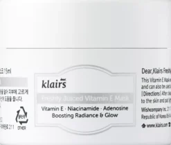 KlairsVitamin Freshly Juiced Vitamin E Mask Miniature 15 ml