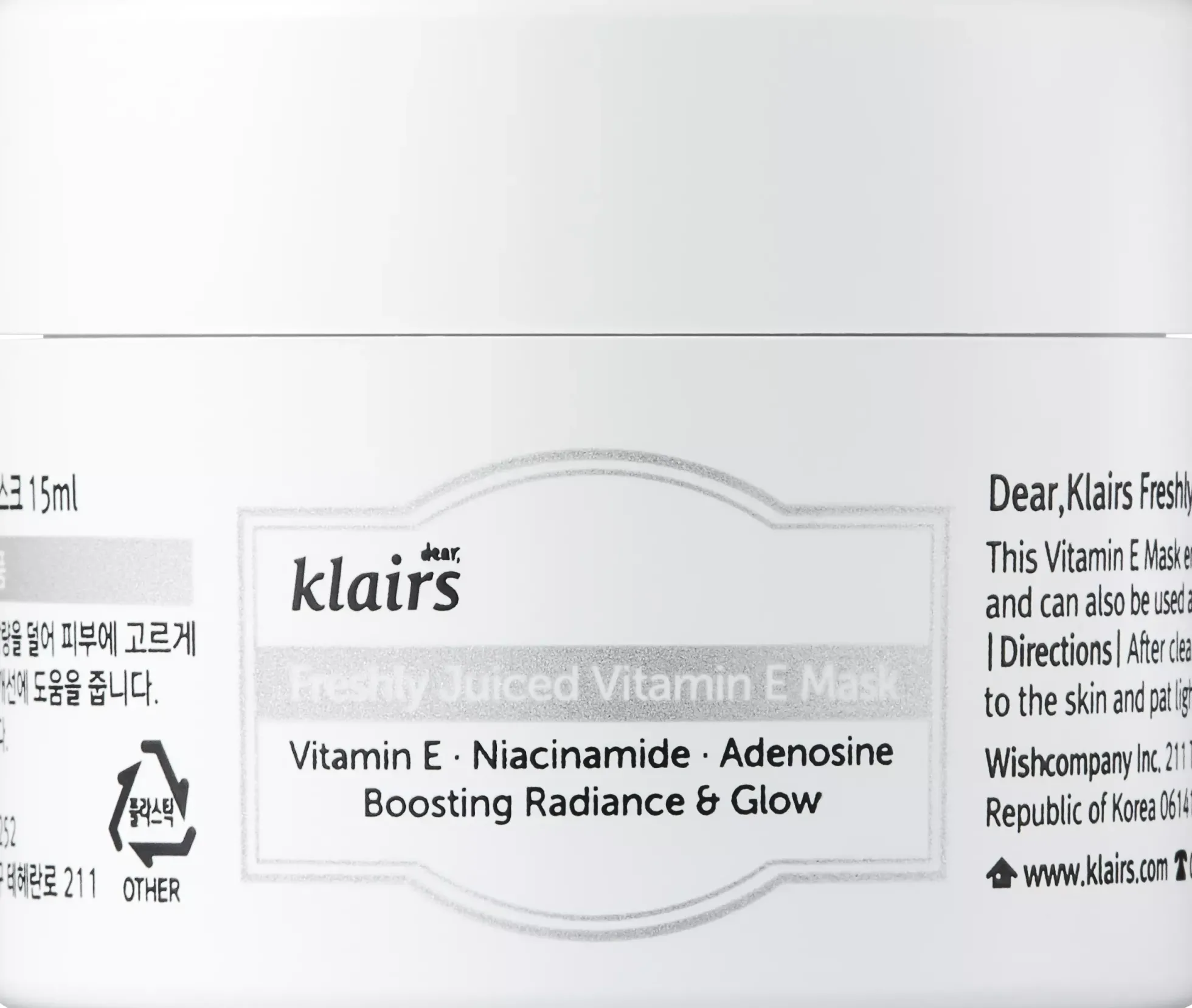 KlairsVitamin Freshly Juiced Vitamin E Mask 90 ml