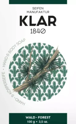 Klar Seifen Forest Soap - Waldseife 100 g