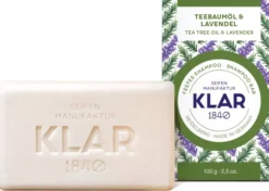 Klar Seifen Tea Tree Oil & Lavender Shampoo Bar 100 g