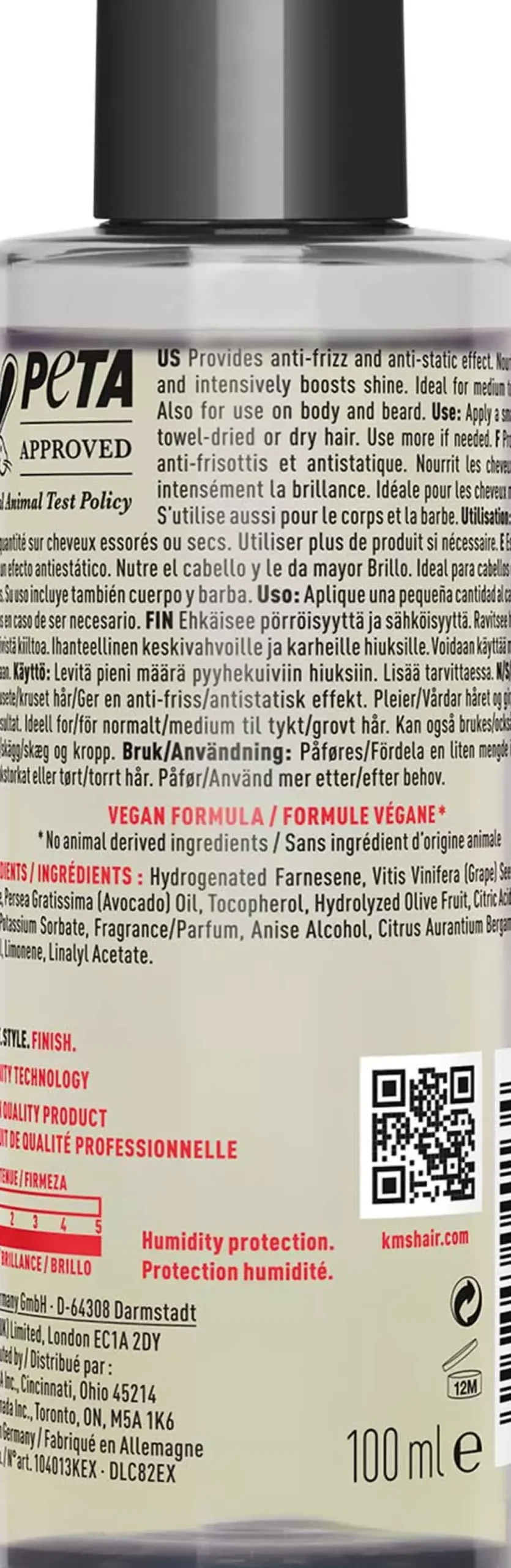 KMSAllSmooth FINISH Intense Nourishing Oil 100 ml