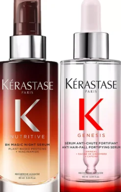 Kérastase Genesis Serum Anti Chute Fortifiant 90 ml & Nutritive 8H Overnight Serum 90 ml