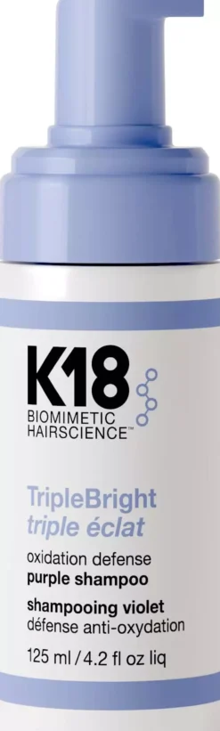K18 TripleBright Oxidation Defense Purple Shampoo 125 ml