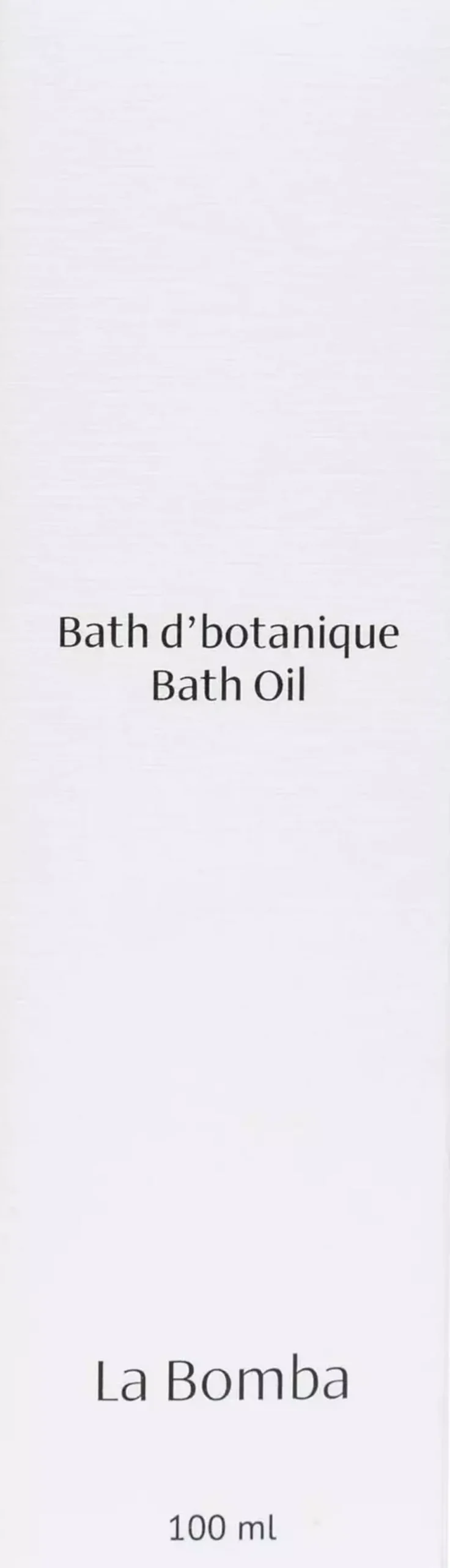 La Bomba Bath d'botanique Bath Oil 100 g