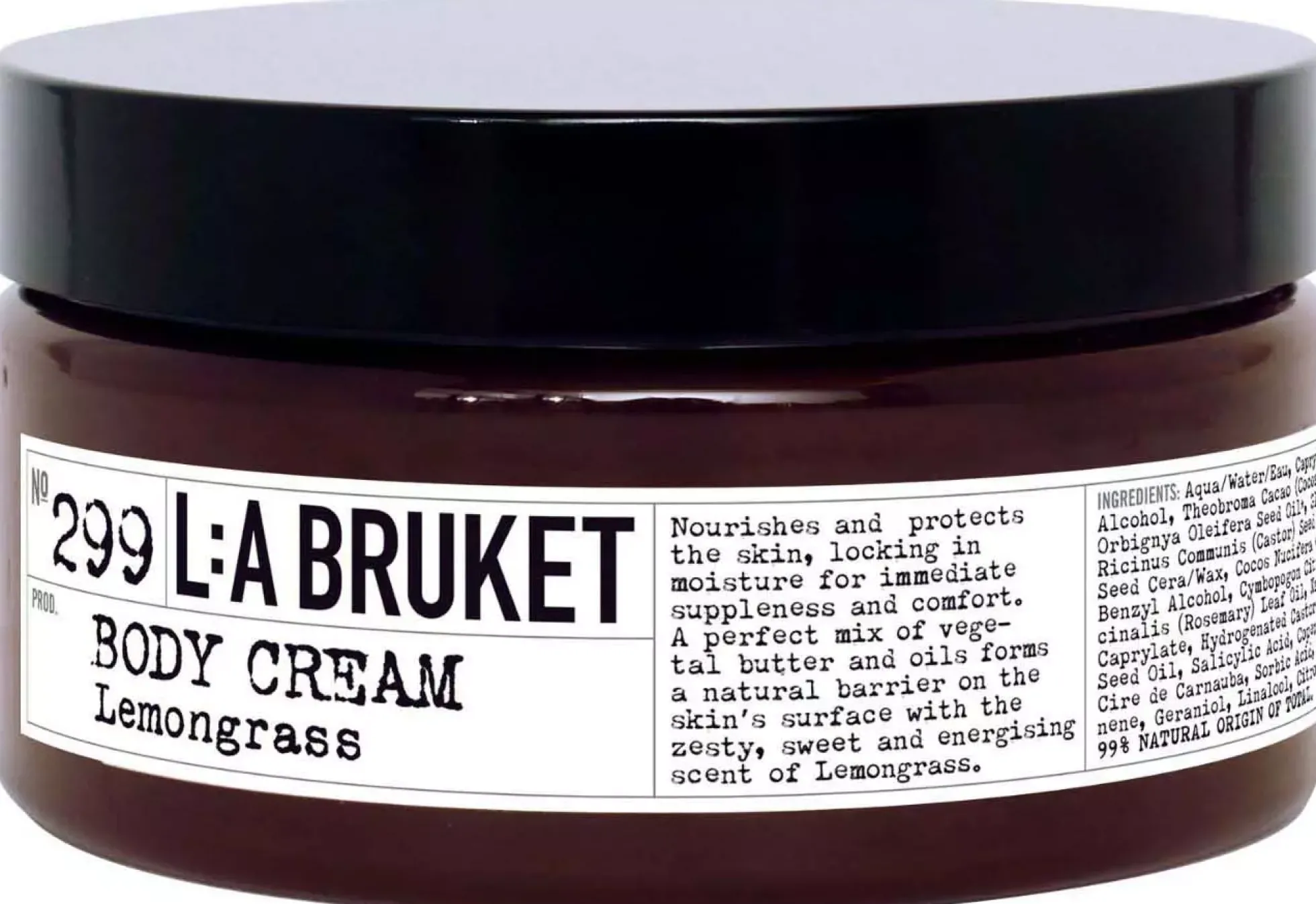 L:a Bruket 299 Body Cream Lemongrass 200 g