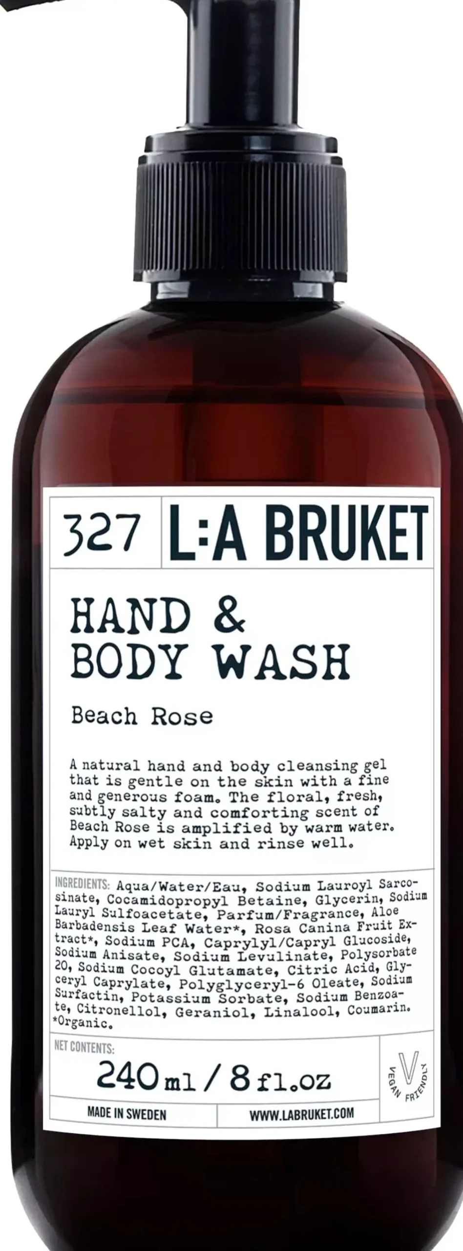 L:a Bruket Hand & Body Wash 327 Beach Rose 240 ml