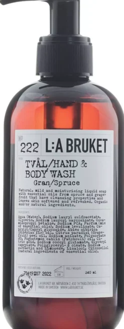 L:a Bruket Hand & Body Wash 222 Spruce 450 ml