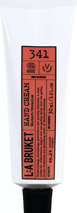 L:a Bruket Hand Cream Rhubarb/Geranium 30 ml