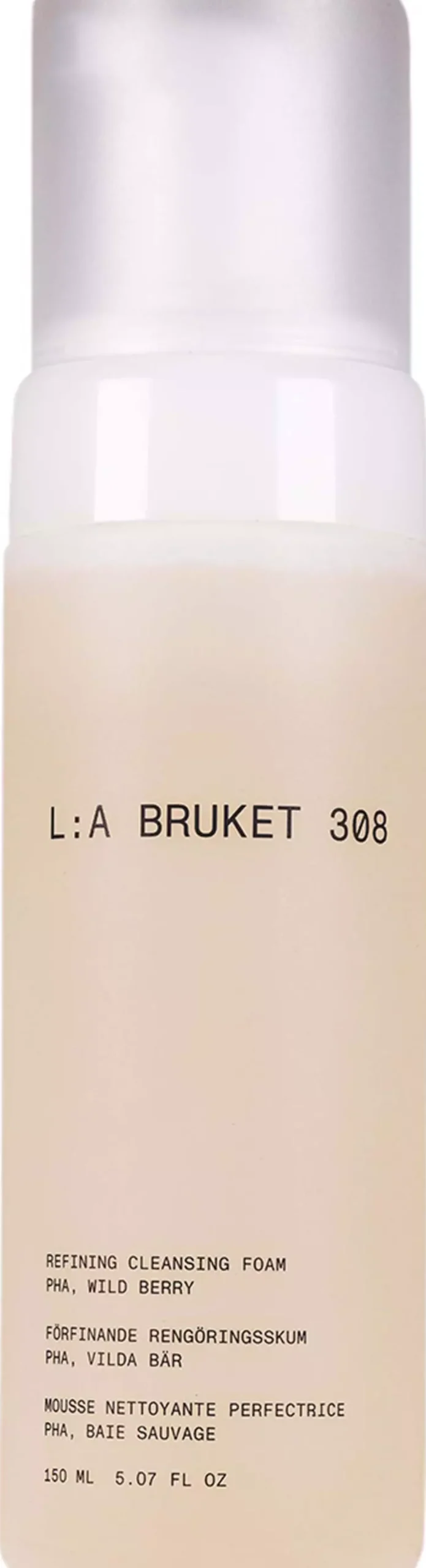 L:a Bruket 308 Refining Cleansing Foam PHA, Wild Berry 150 ml