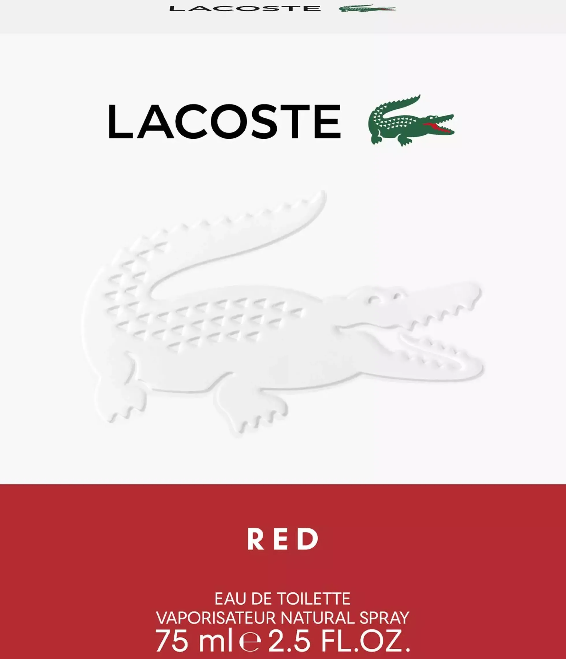 Lacoste Red Eau de Toilette 75 ml