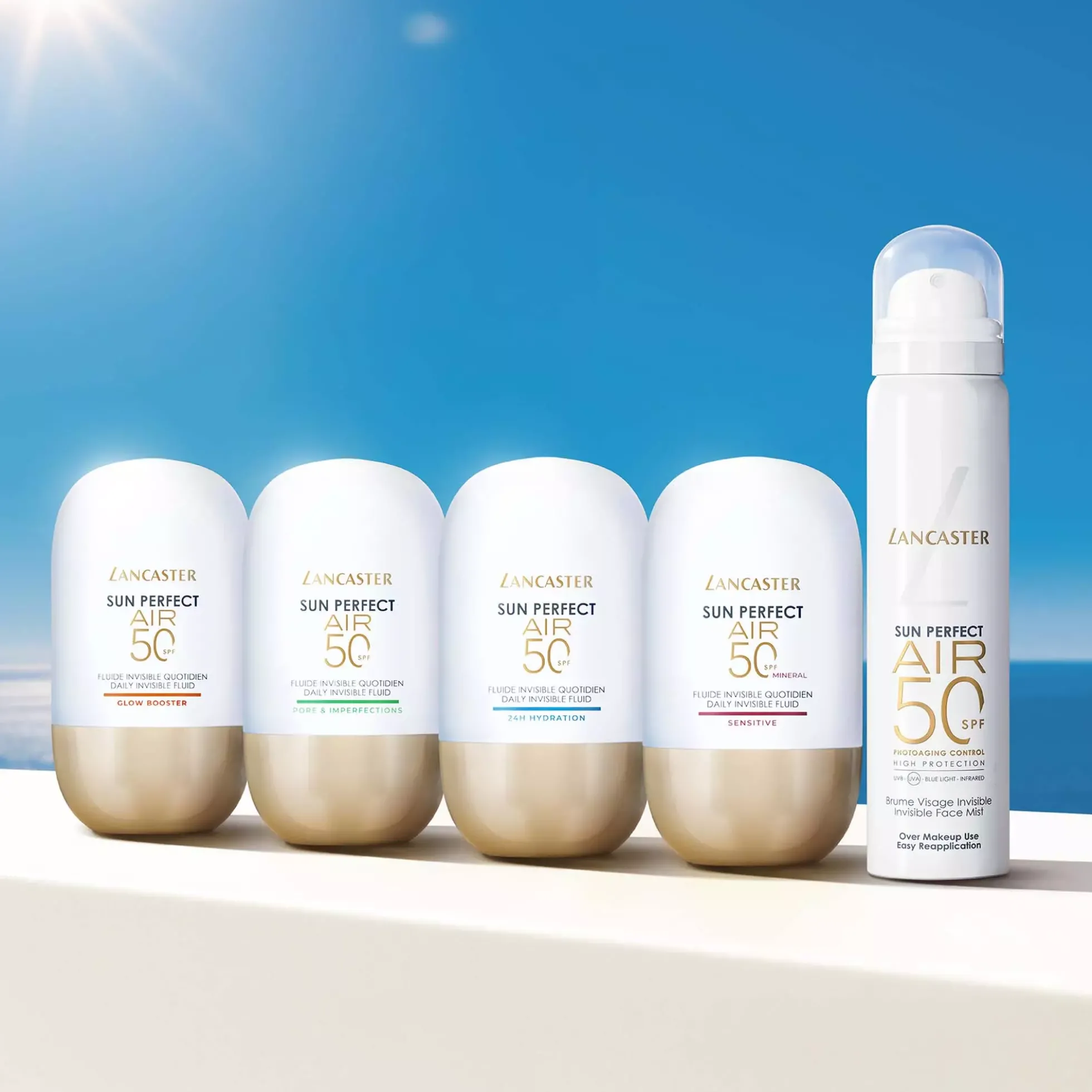 Lancaster Sun Perfect Air Daily Invisible Fluid 24H Hydration SPF50 40 ml