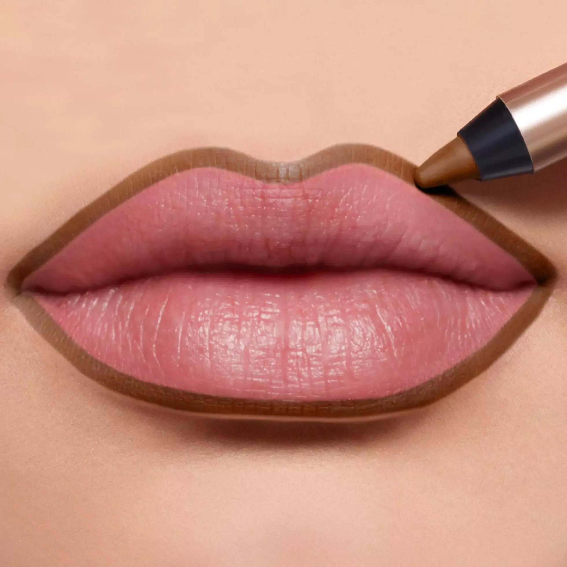 Lancôme Lip Idôle Lip Shaper Creamy Matte Lip Liner 22 Taupe the Line