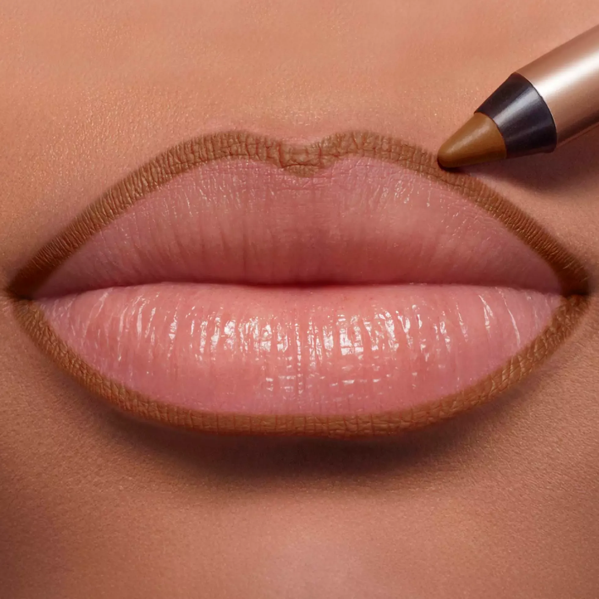 Lancôme Lip Idôle Lip Shaper Creamy Matte Lip Liner 22 Taupe the Line