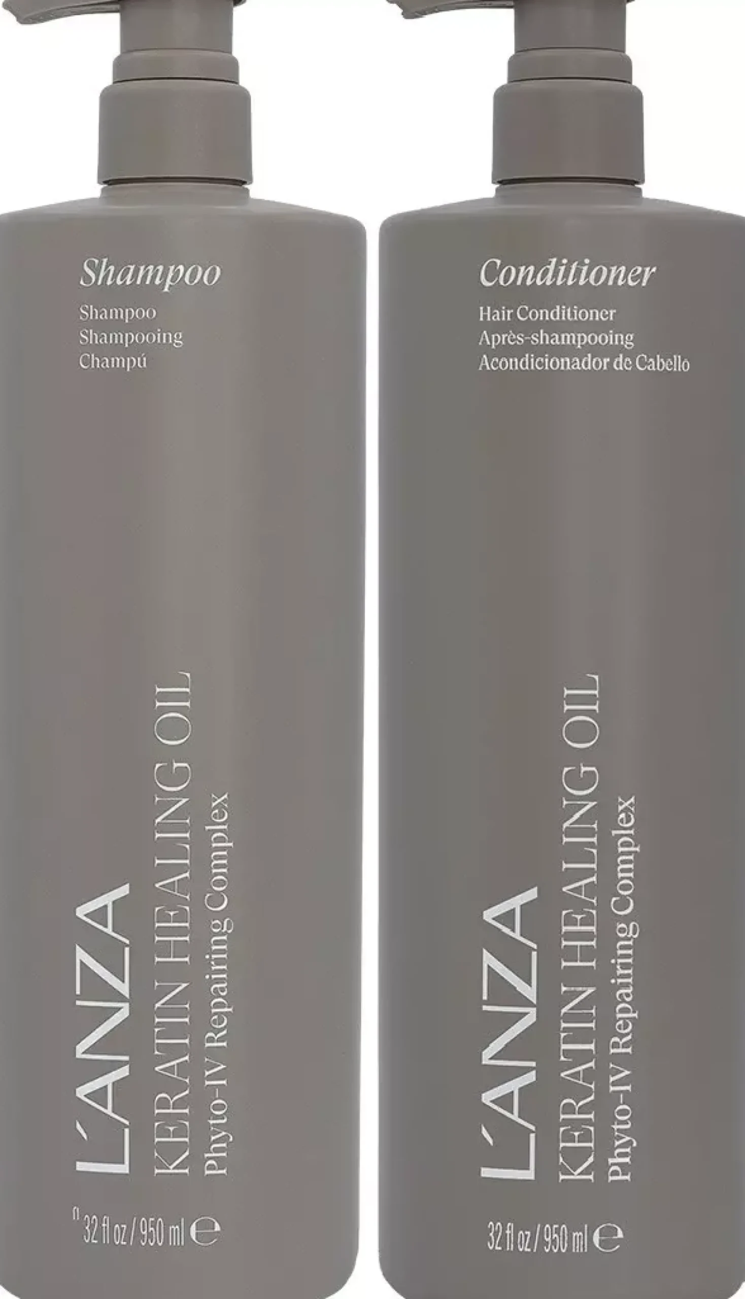 LanzaKeratin Healing Oil Bundle Shampoo 950 ml & Conditioner 950 ml