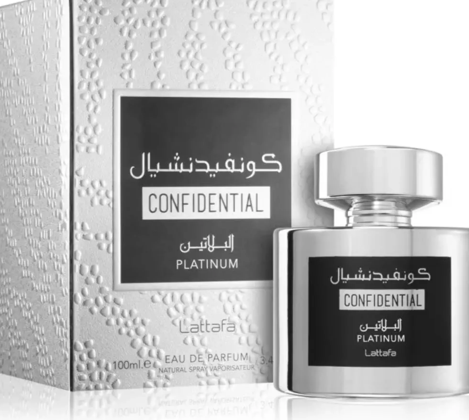 Lattafa Confidential Platinum Eau de Parfum 100 ml