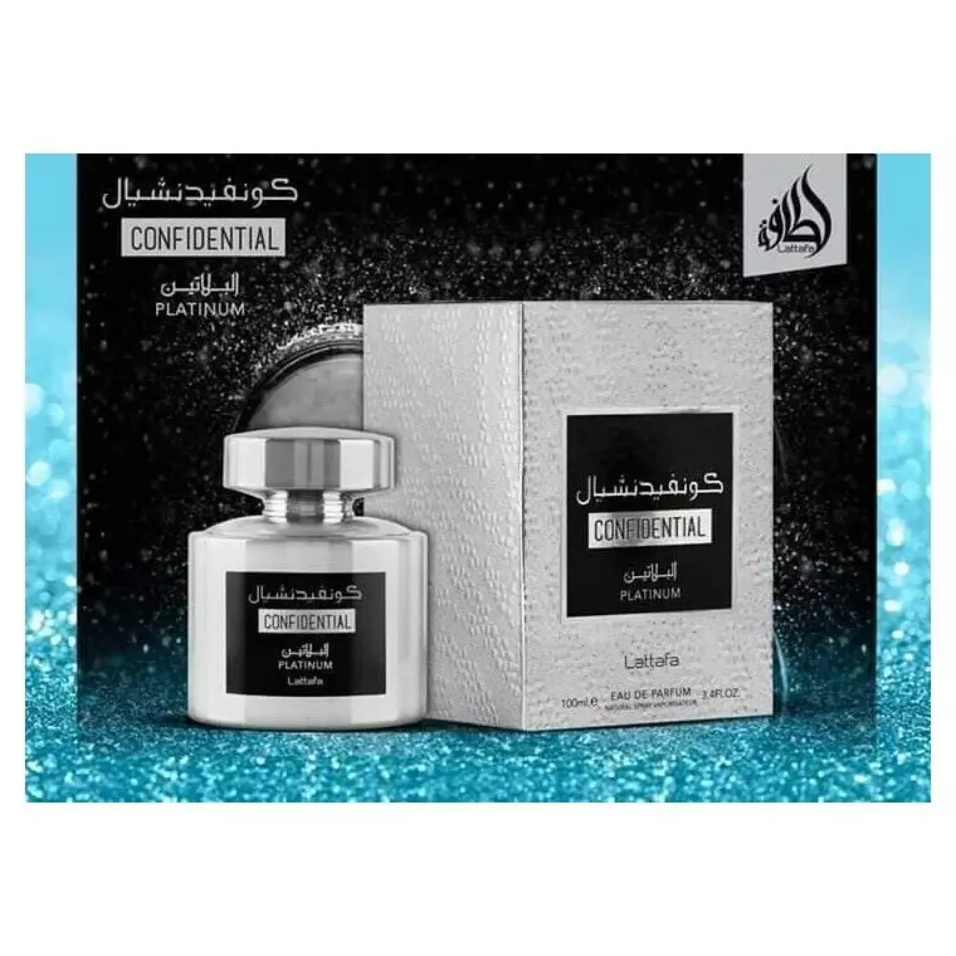 Lattafa Confidential Platinum Eau de Parfum 100 ml