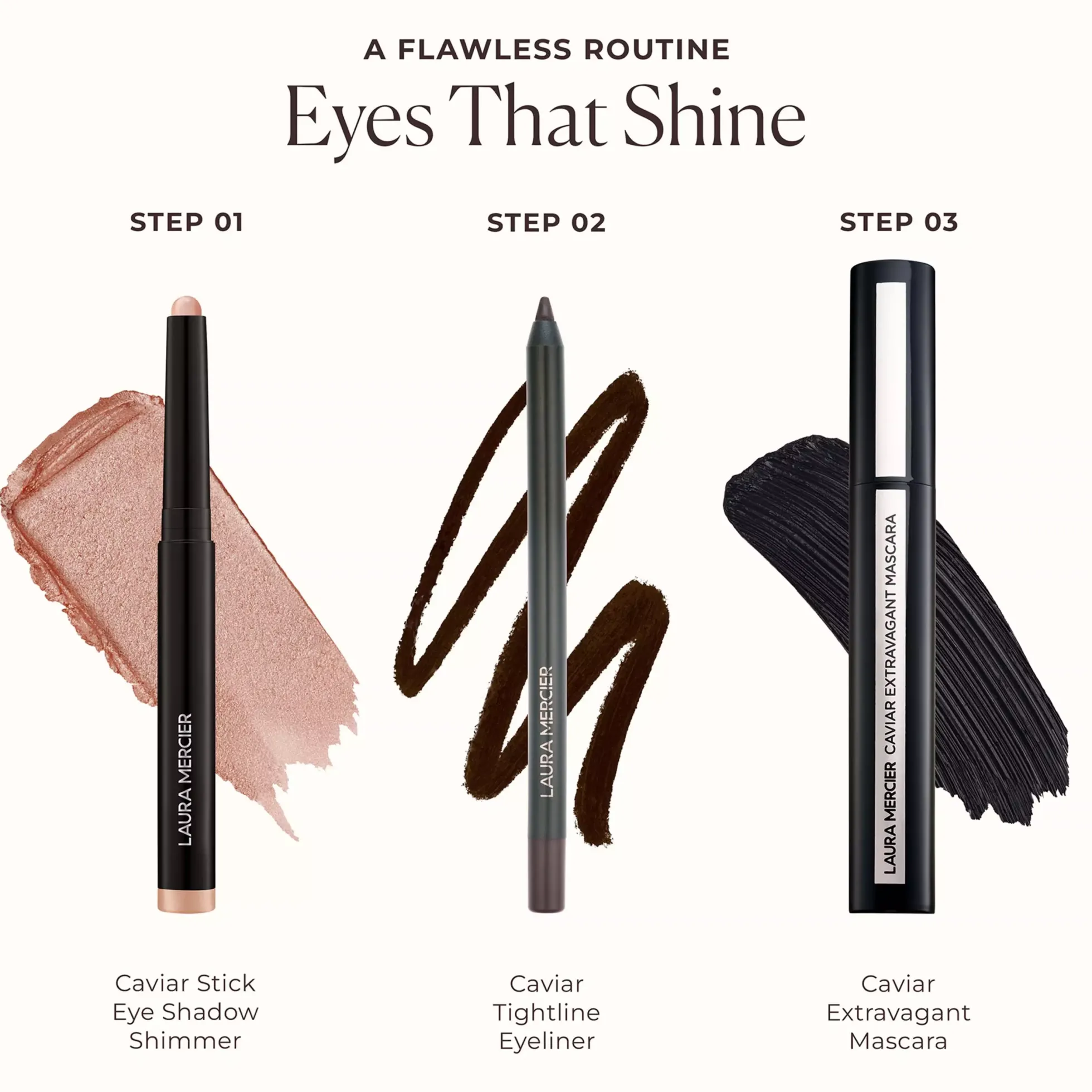 Laura Mercier Caviar Stick Eye Shadow Shimmer Wild Rose