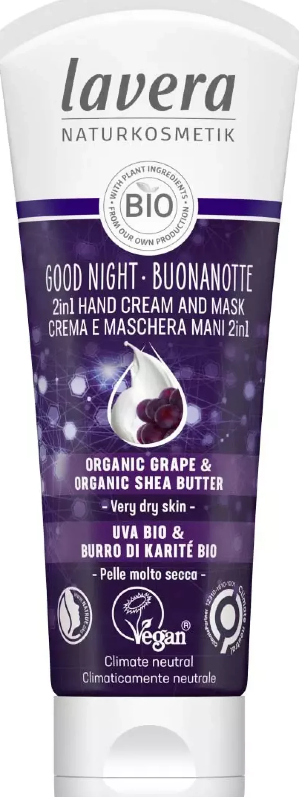 Lavera Night Hand Cream & Mask 75 ml