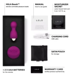 LELO Hula Beads Deep Rose