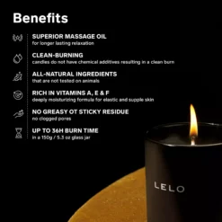 LELO Massage Candle Black Pepper & Pomegranate