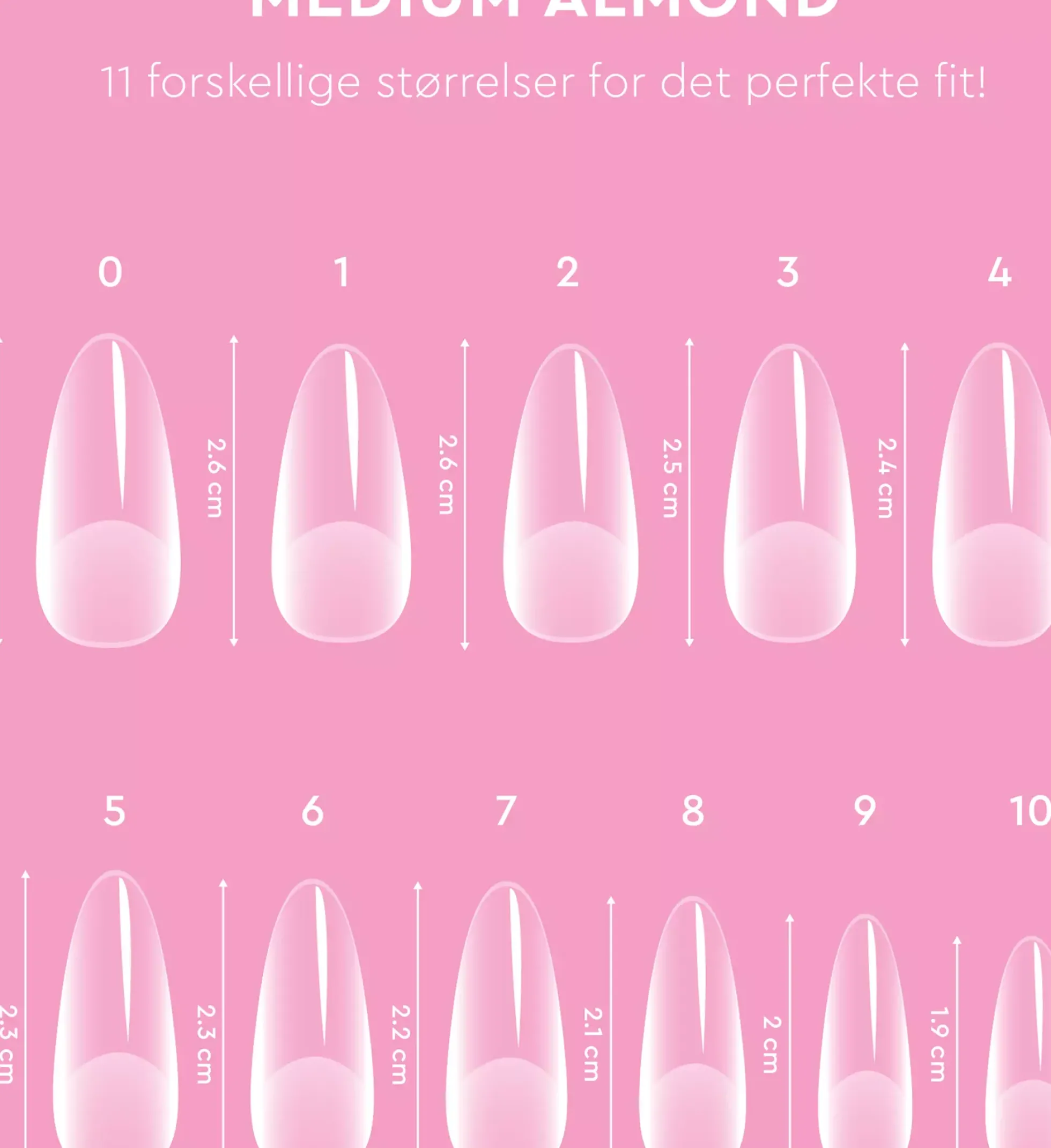 Le Mini MacaronLe Gel Soft Gel Tips Medium Almond Medium