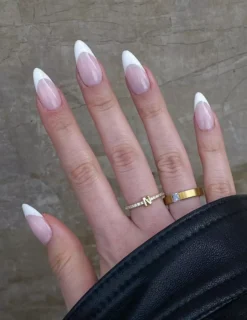 Le Mini MacaronLe Gel Soft Gel Tips Short Almond, Matte & Pre Buff Effect Small