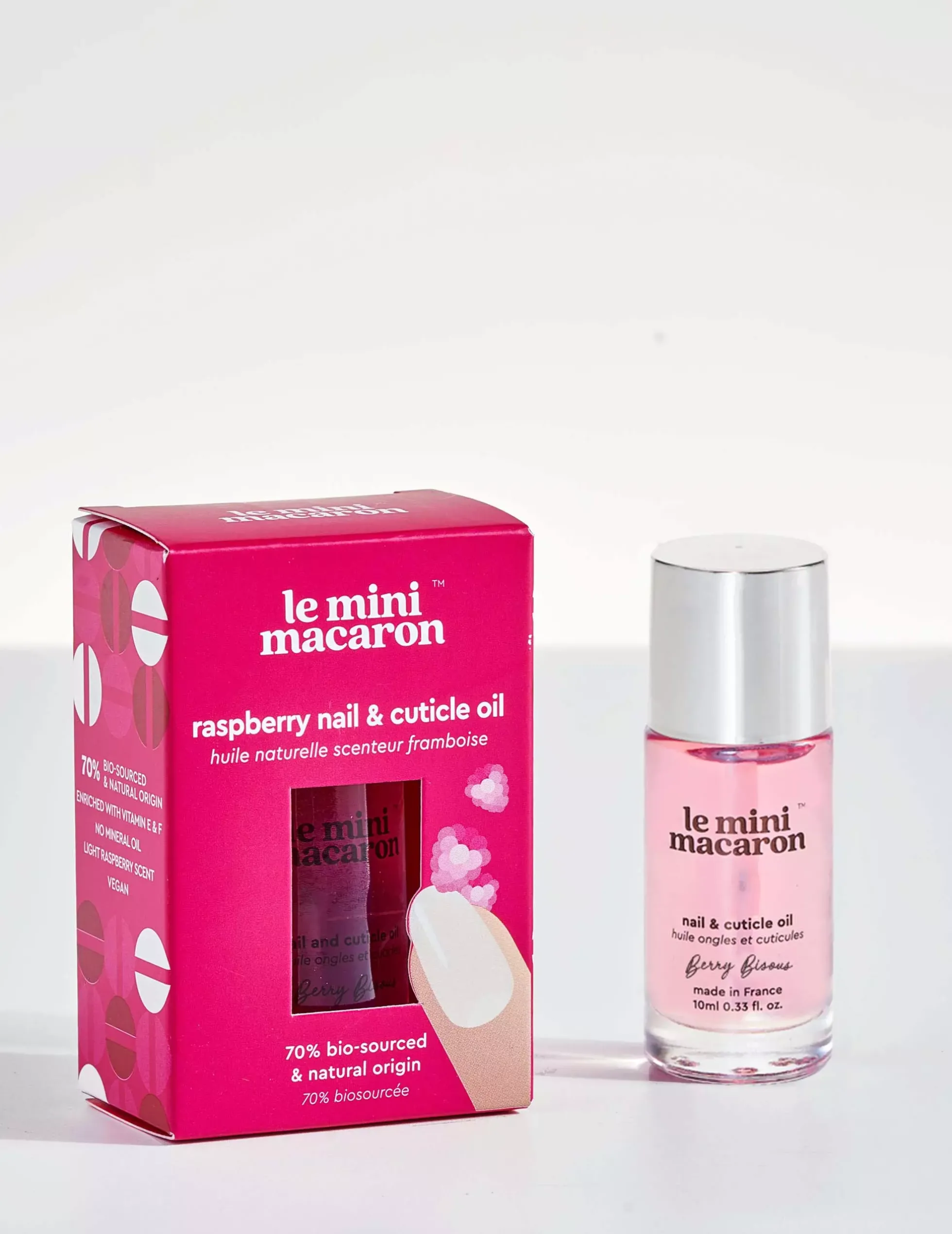 Le Mini Macaron Nail & Cuticle Oil Berry Bisous