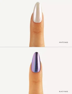 Le Mini MacaronStardust Collection Liquid Nail Powder Violet Frost