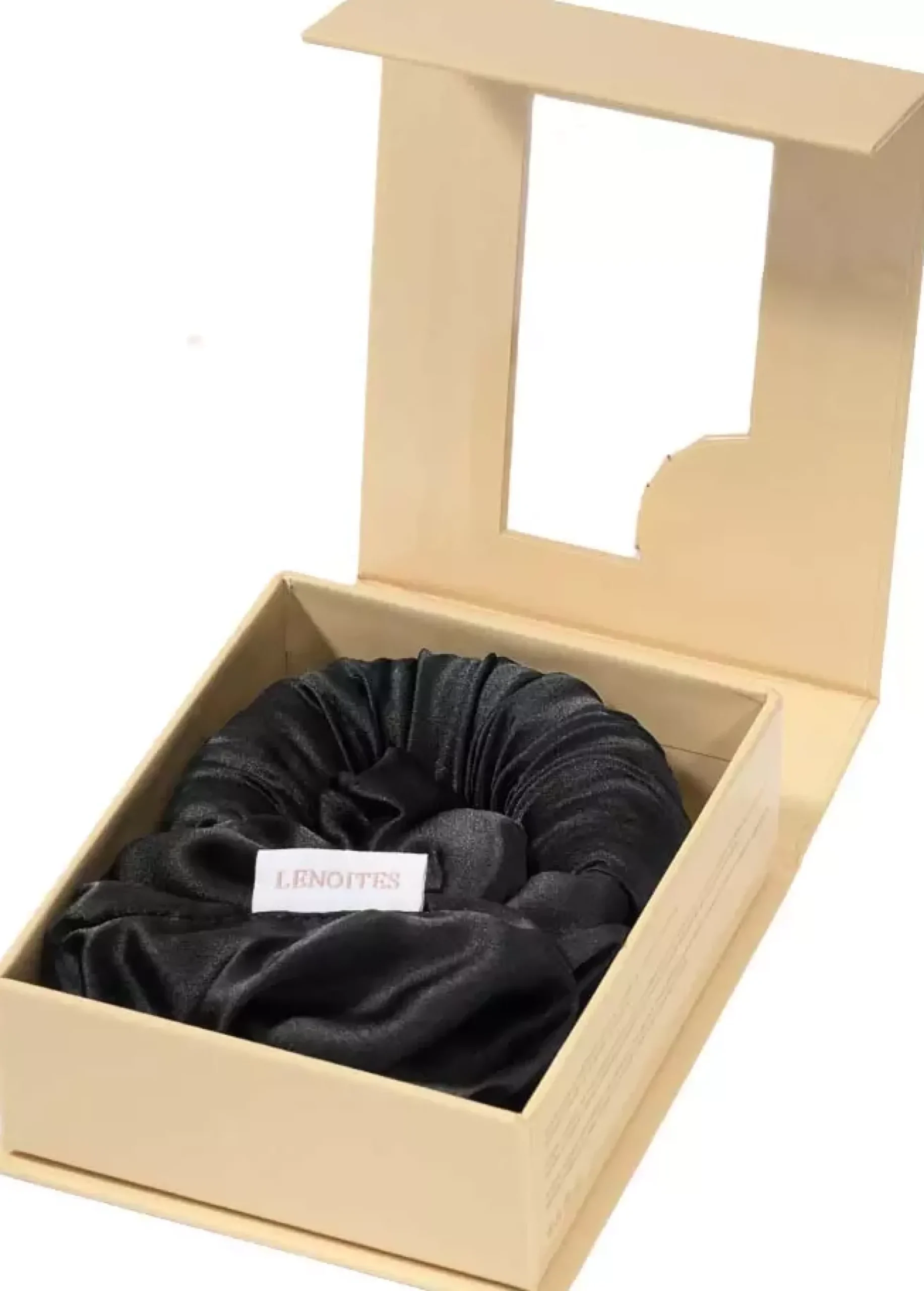 Lenoites BlowoutTie® in Mulberry Silk Mini Black
