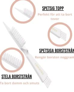 Lenoites Hair Brush Wild Boar White