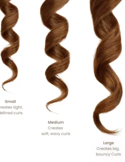 Lenoites Heatless Curls in Mulberry Silk Medium Brown