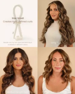 Lenoites Heatless Curls in Mulberry Silk Small Black