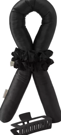Lenoites Heatless Curls in Mulberry Silk Large Black