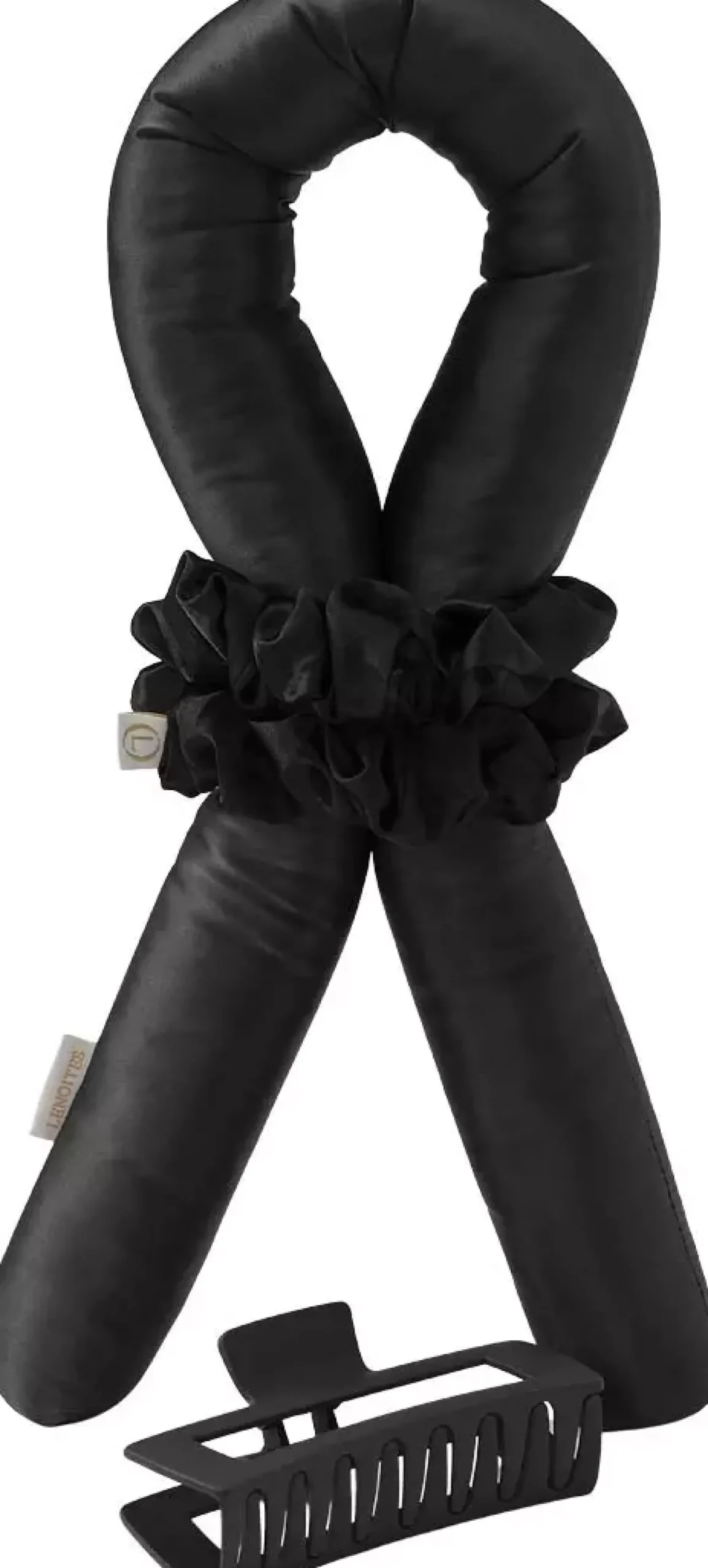 Lenoites Heatless Curls in Mulberry Silk Large Black