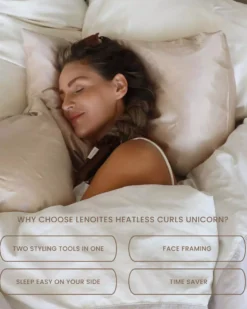 Lenoites Heatless Curls Unicorn Golden Sand