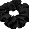 Lenoites Mulberry Silk Scrunchie Antique Gold