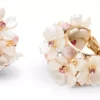 Lily and Rose Anastasia earrings Creme / pink