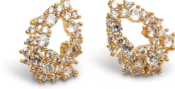 Lily and Rose Petite Miss Alice earrings Crystal Gold