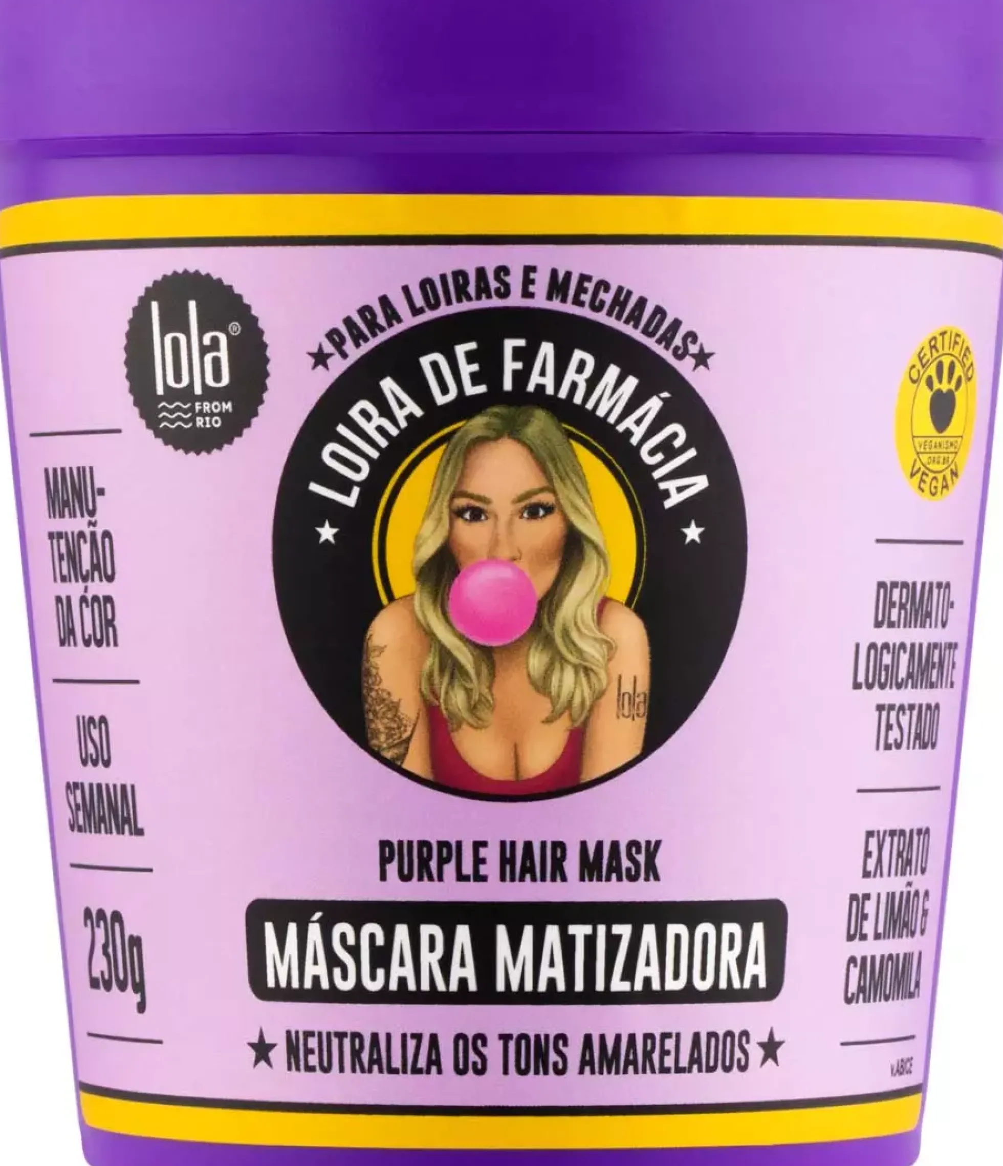 Lola from RioLoira De Farmácia Toning Másk 230 g