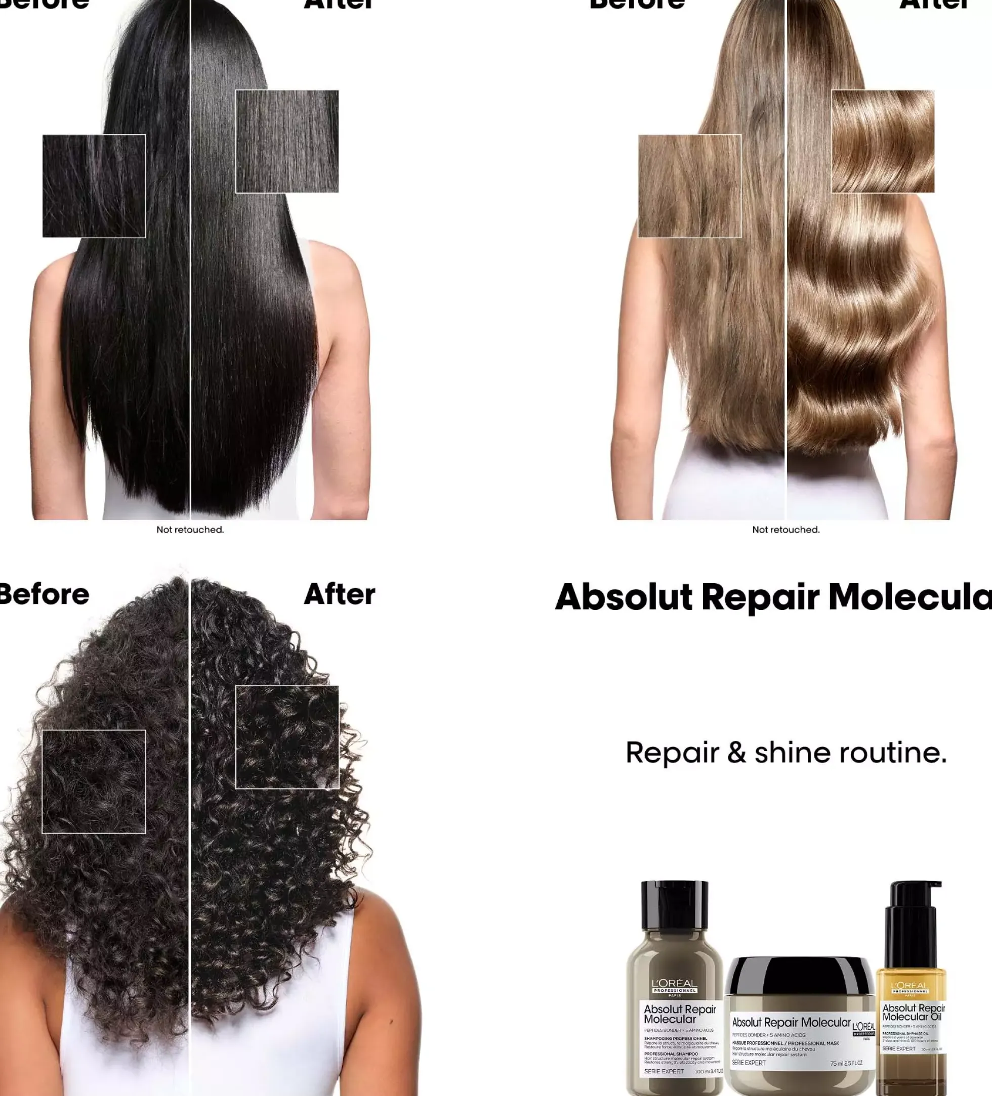 L'Oréal ProfessionnelAbsolut Repair Molecular Bi-phase Oil 90 ml