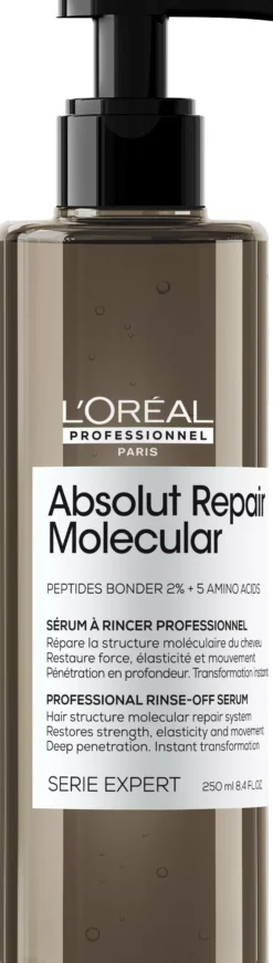 L'Oréal Professionnel absolut repair molecular shampoo and rinse-out serum