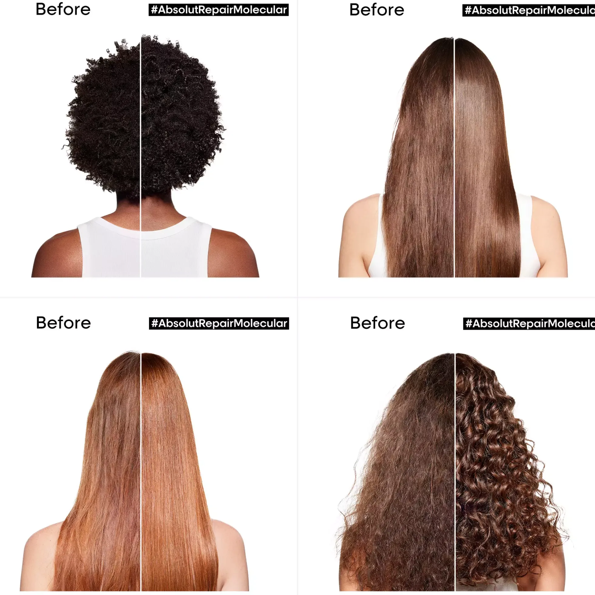 L'Oréal Professionnel absolut repair molecular shampoo and rinse-out serum