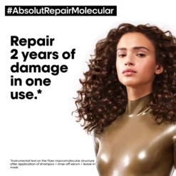 L'Oréal Professionnel absolut repair molecular shampoo and rinse-out serum