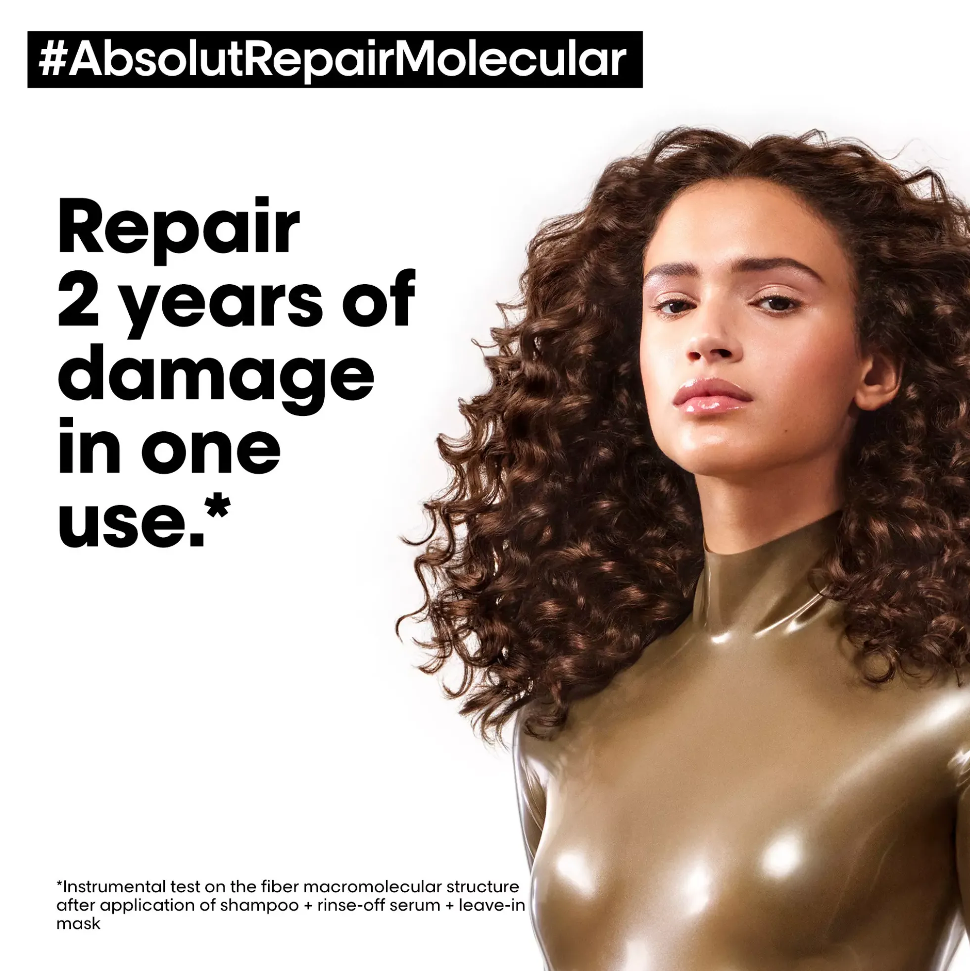 L'Oréal Professionnel absolut repair molecular shampoo and rinse-out serum