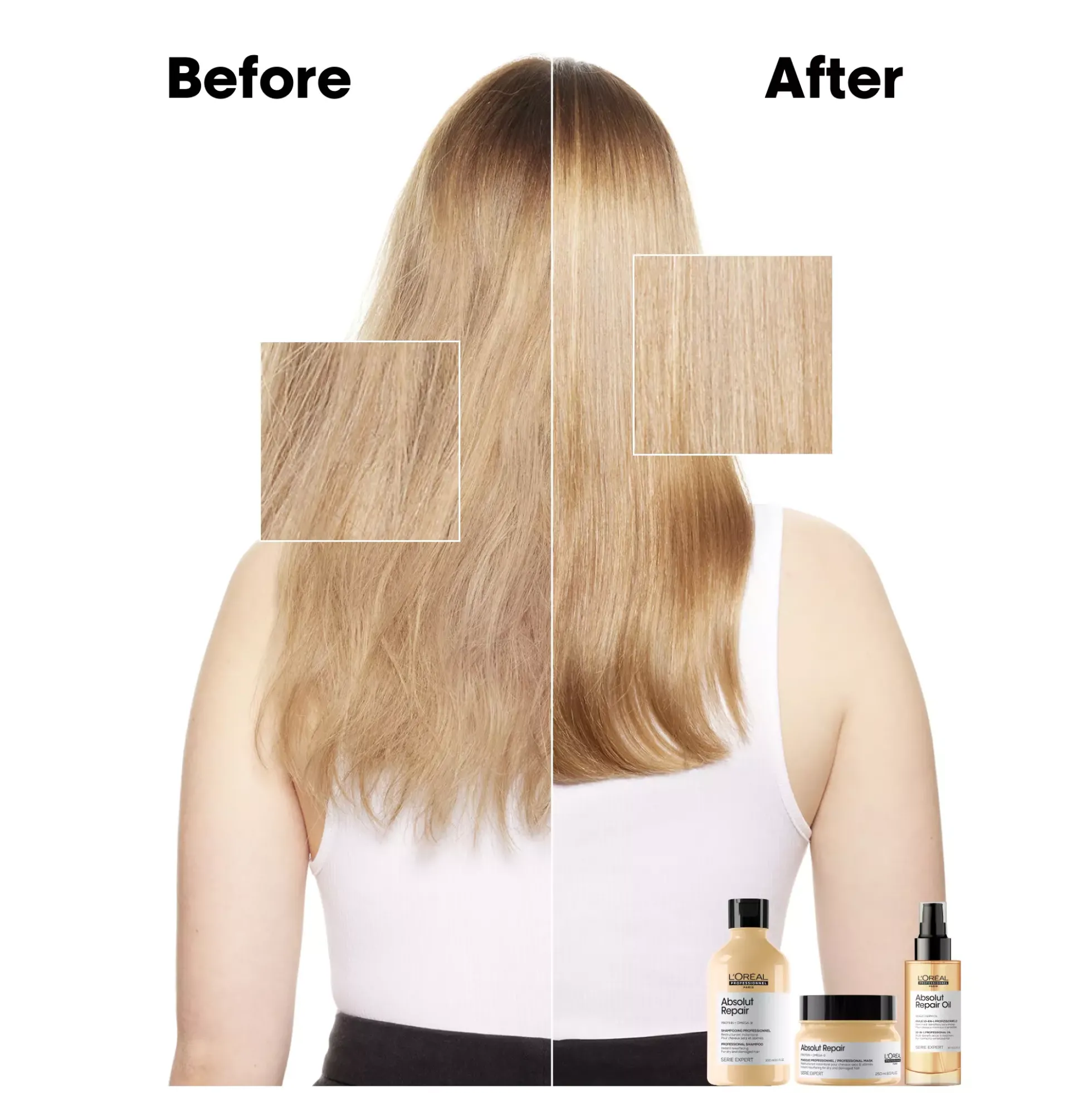 L'Oréal ProfessionnelAbsolut Repair Serie Expert Professional Mask Golden 250 ml